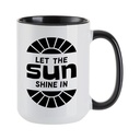  15oz Inner Rim Color Mug(Black)