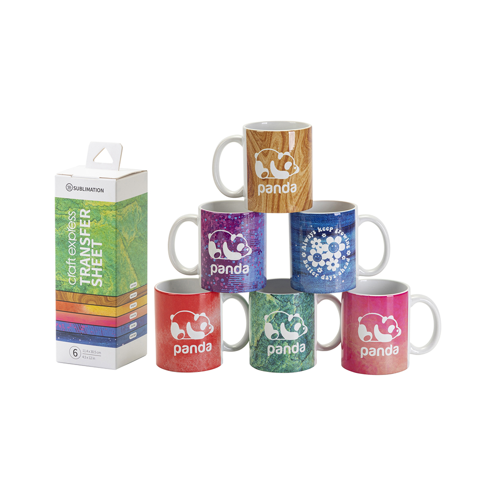 Small Sublimation Transfer Sheets Assortment Pack - Multi - Colored 11.4*30.5cm/4.5&quot;×12&quot;