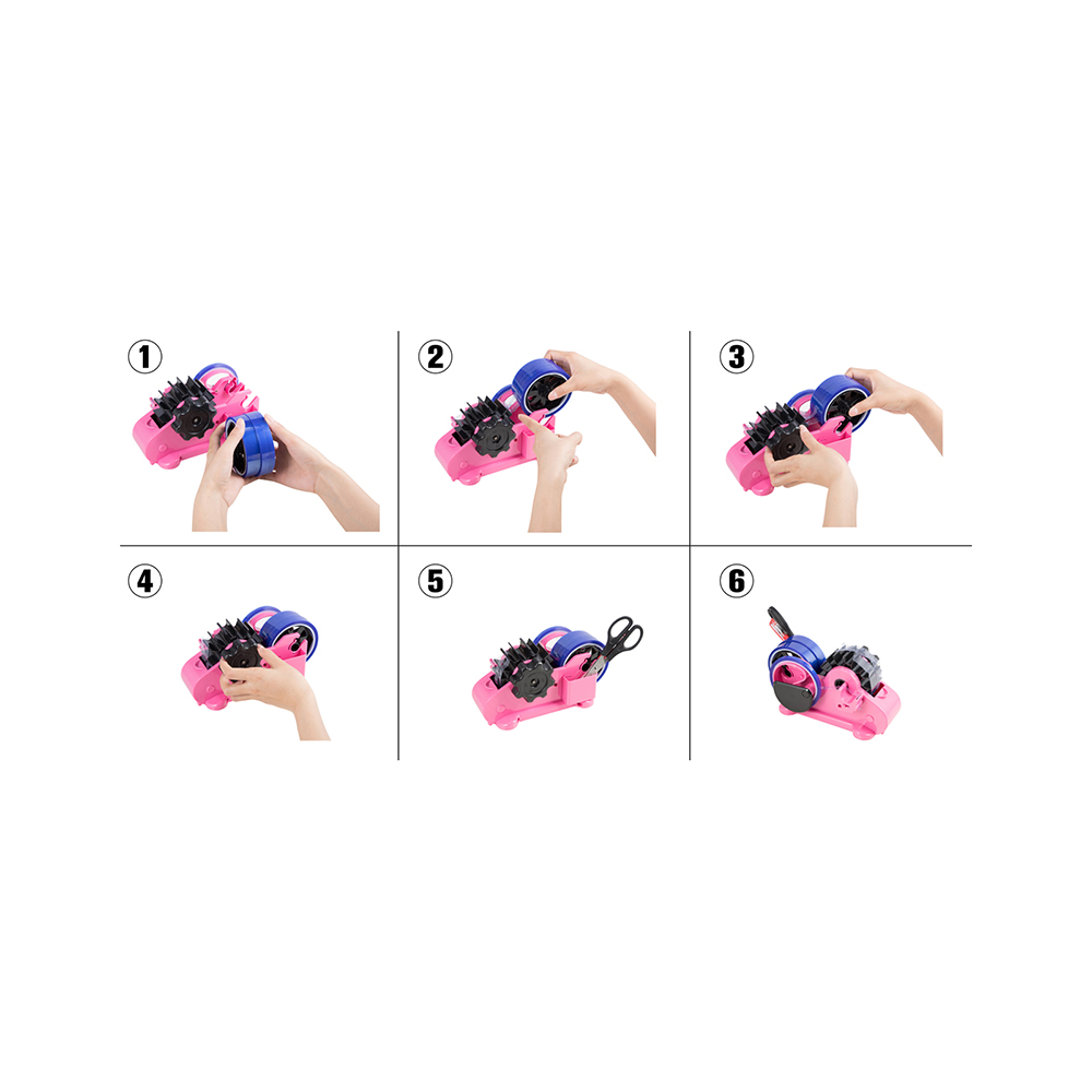 Combo Thermal Tape Dispenser-35mm(Mixed Color)