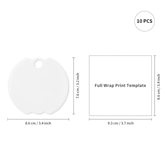 Craft Express Acrylic Name Tag for 40oz Tumblers Straw Lid, 10 Pack