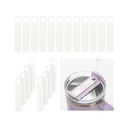 Craft Express Blank Sublimation Acrylic Name Tag for 40oz Tumblers Straw Lid, 20 Pack