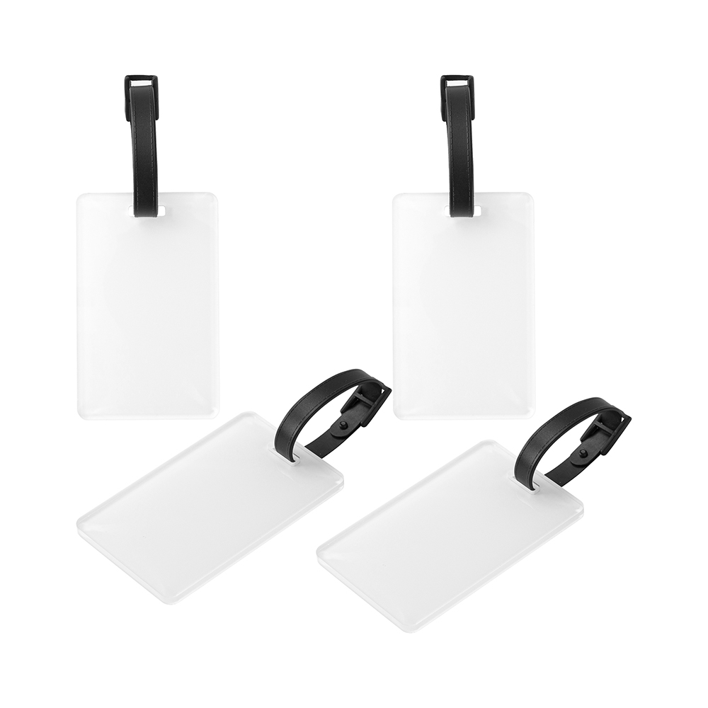 Craft Express 4-Pack Sublimation Blank Acrylic Luggage Tags